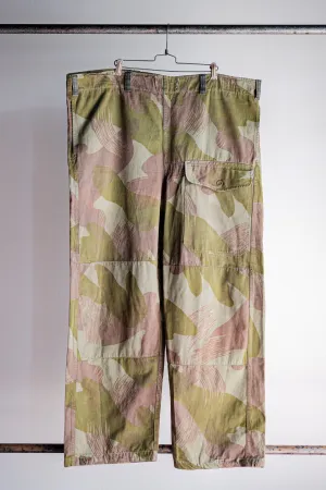 【~50's】Belgium Army Brushstroke Camouflage Airborne Pants Size.6 "Remake" "Early Type"