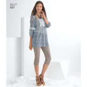 6027 Misses' Tunic or Tops