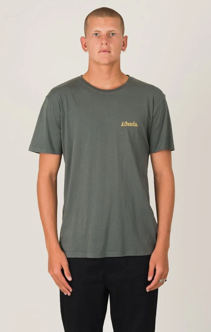 Afends Mens Long Live - Standard Fit Tee