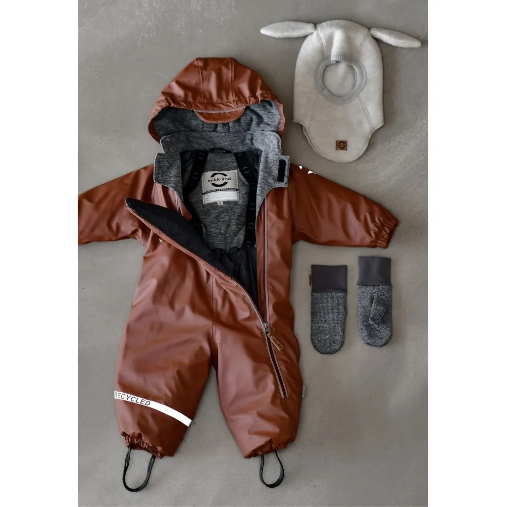 Baby PU Snowsuit - Mink