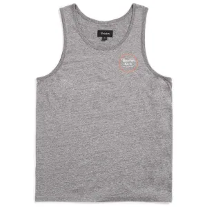 Brixton Wheeler Tank Top Vest - Heather Grey Henna