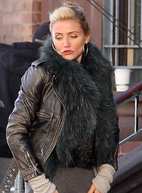 CAMERON DIAZ ANNIE LEATHER JACKET