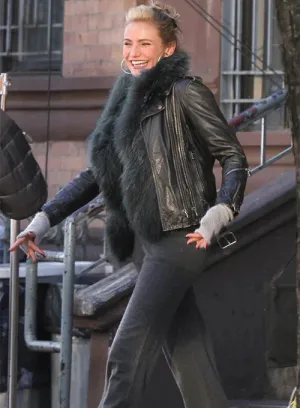 CAMERON DIAZ ANNIE LEATHER JACKET