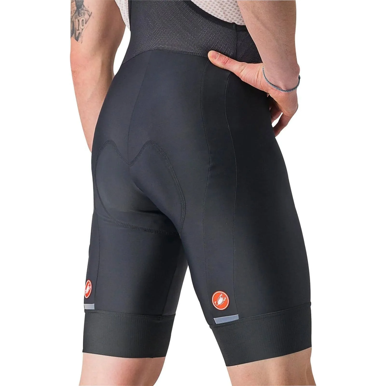 Castelli Entrata 2 Mens Cycling Bib Shorts - Black