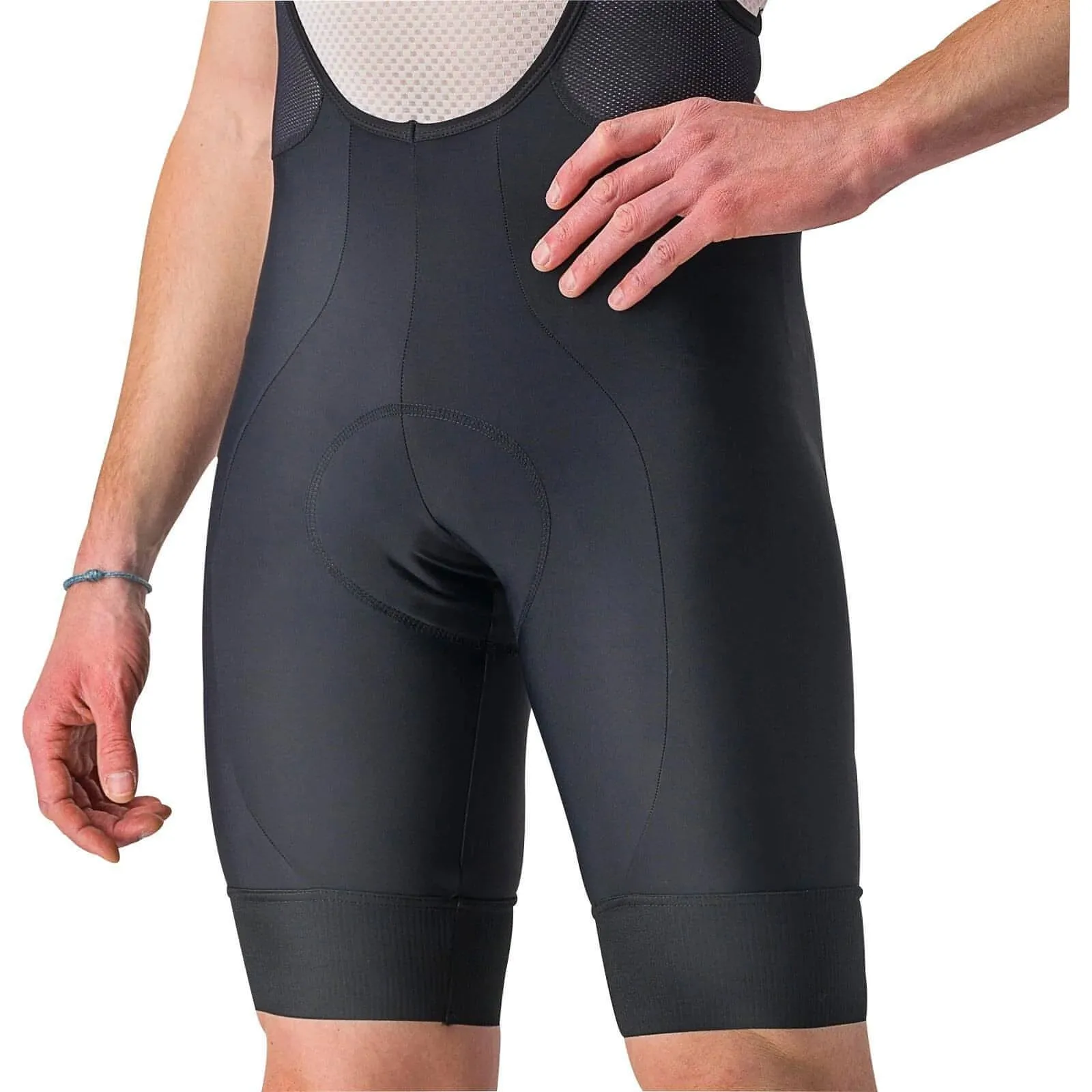 Castelli Entrata 2 Mens Cycling Bib Shorts - Black