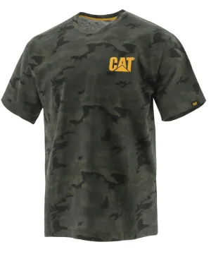 Caterpillar Short Sleeve Trademark T-Shirt - Night Camo