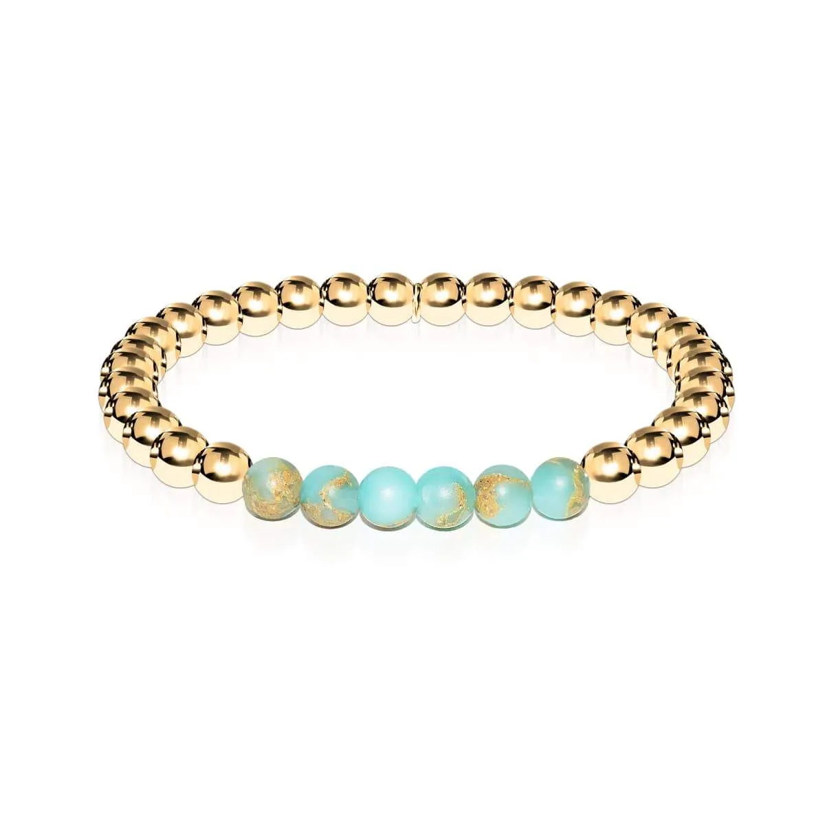 Elated | 18k Gold | Snakeskin Gemstone | Expression Bracelet