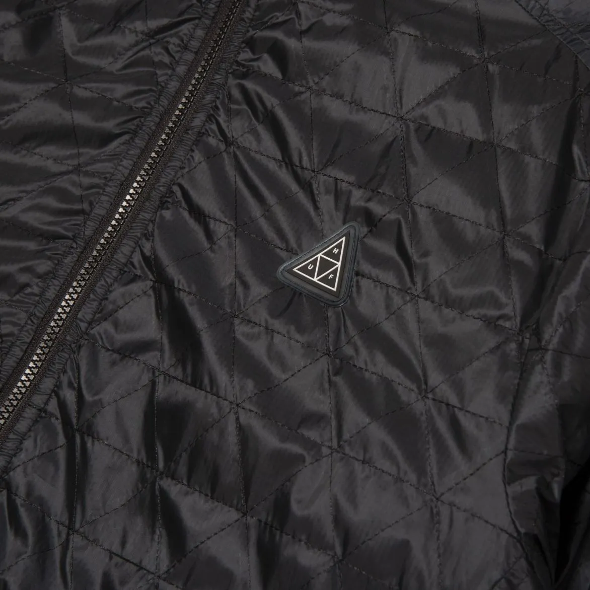 HUF POLYGON QUILTED JACKET // BLACK