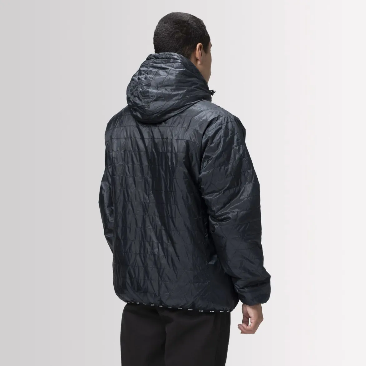 HUF POLYGON QUILTED JACKET // BLACK