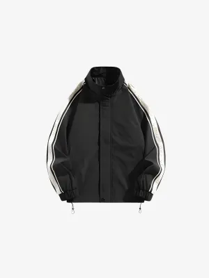 KG Sleeve Striped Windbreaker Jacket