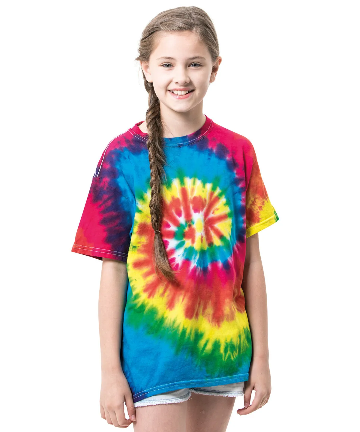 Kids tie-dye T | Rainbow