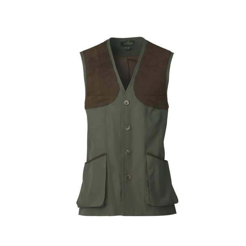 Laksen Hawker Ventile Cotton Mens Shooting Vest - Olive