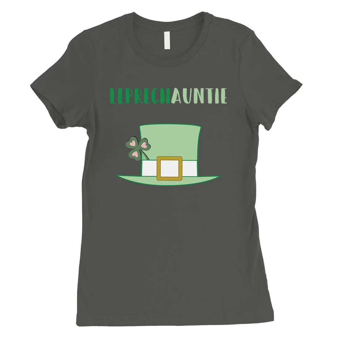 Leprechauntie Aunt Womens Cute St Patricks Outfit Funny Irish Shirt