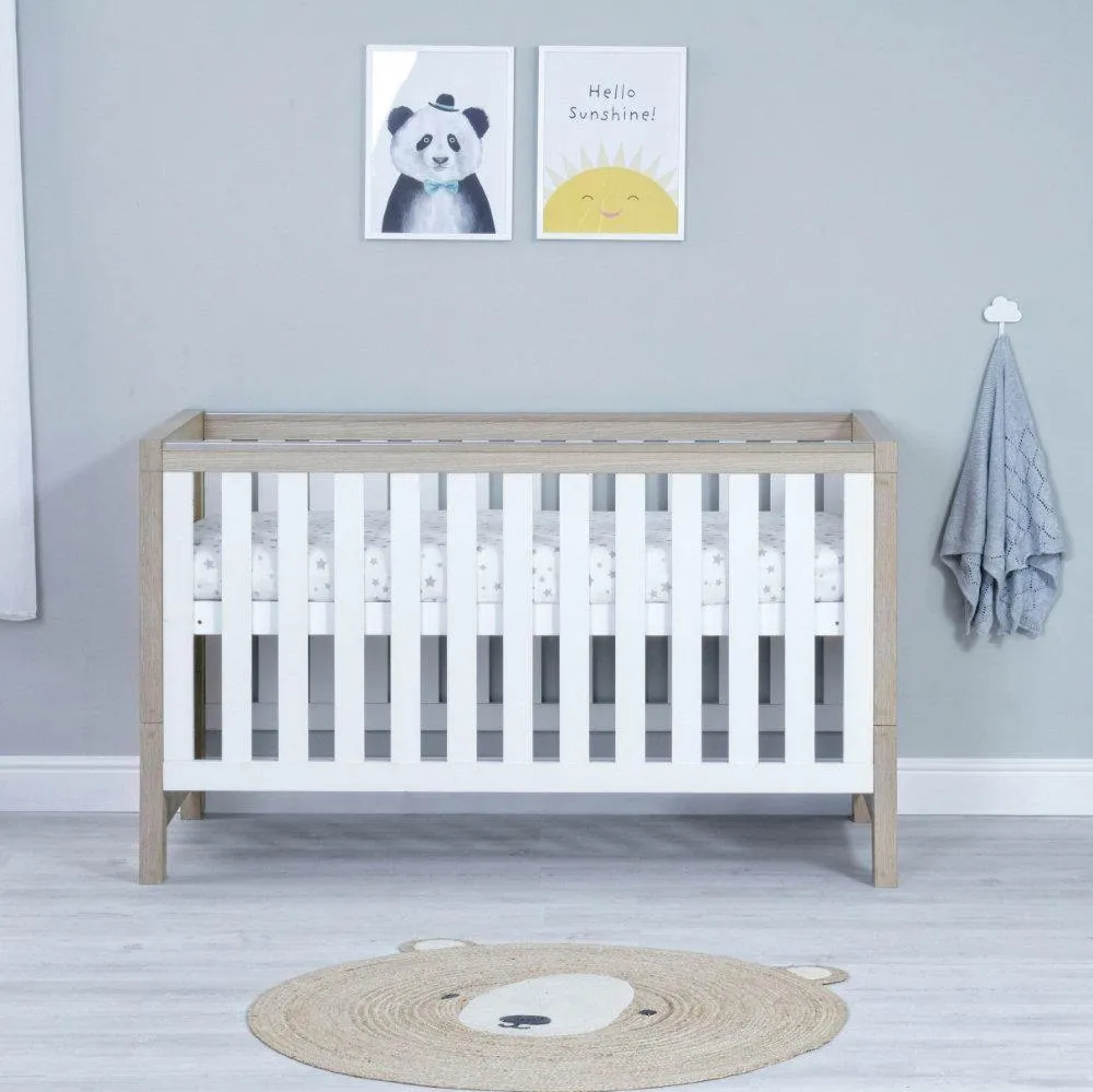 Luno Nursery Furniture Set 2 pcs - Oak & White