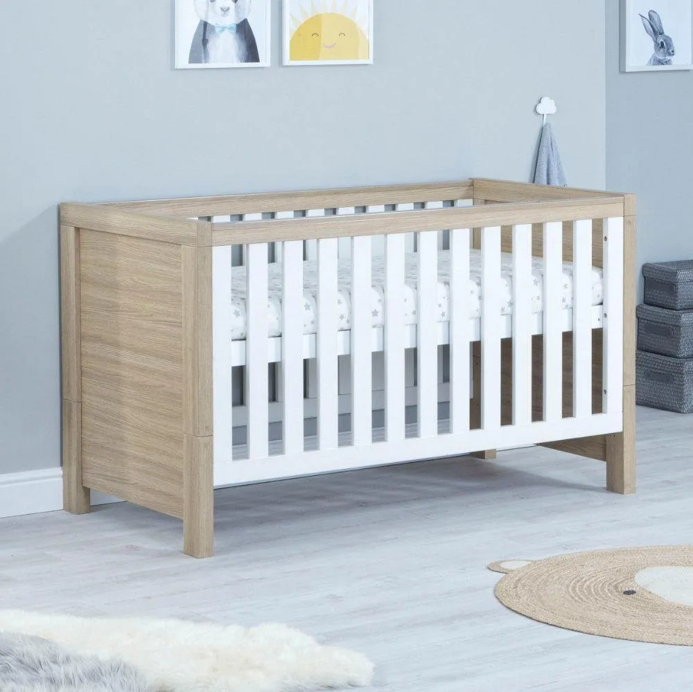 Luno Nursery Furniture Set 2 pcs - Oak & White