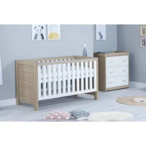 Luno Nursery Furniture Set 2 pcs - Oak & White