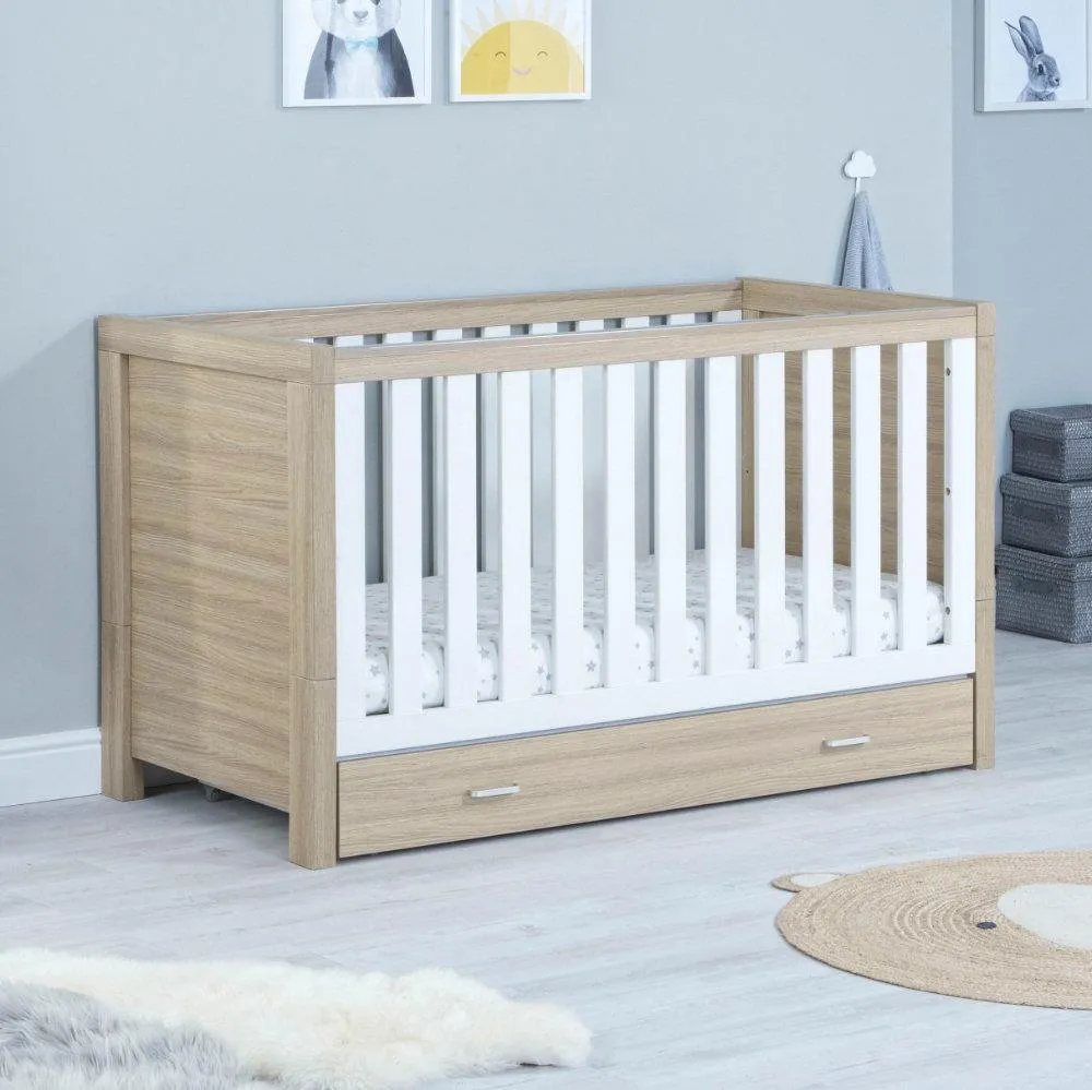 Luno Nursery Furniture Set 2 pcs - Oak & White