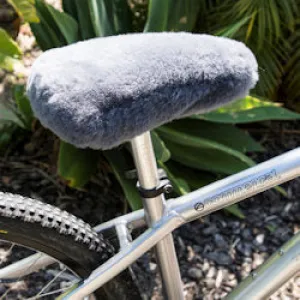 Sheepskin Bicycle Seat Cover