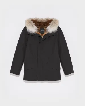 Short Iconic parka with coyote fur hood