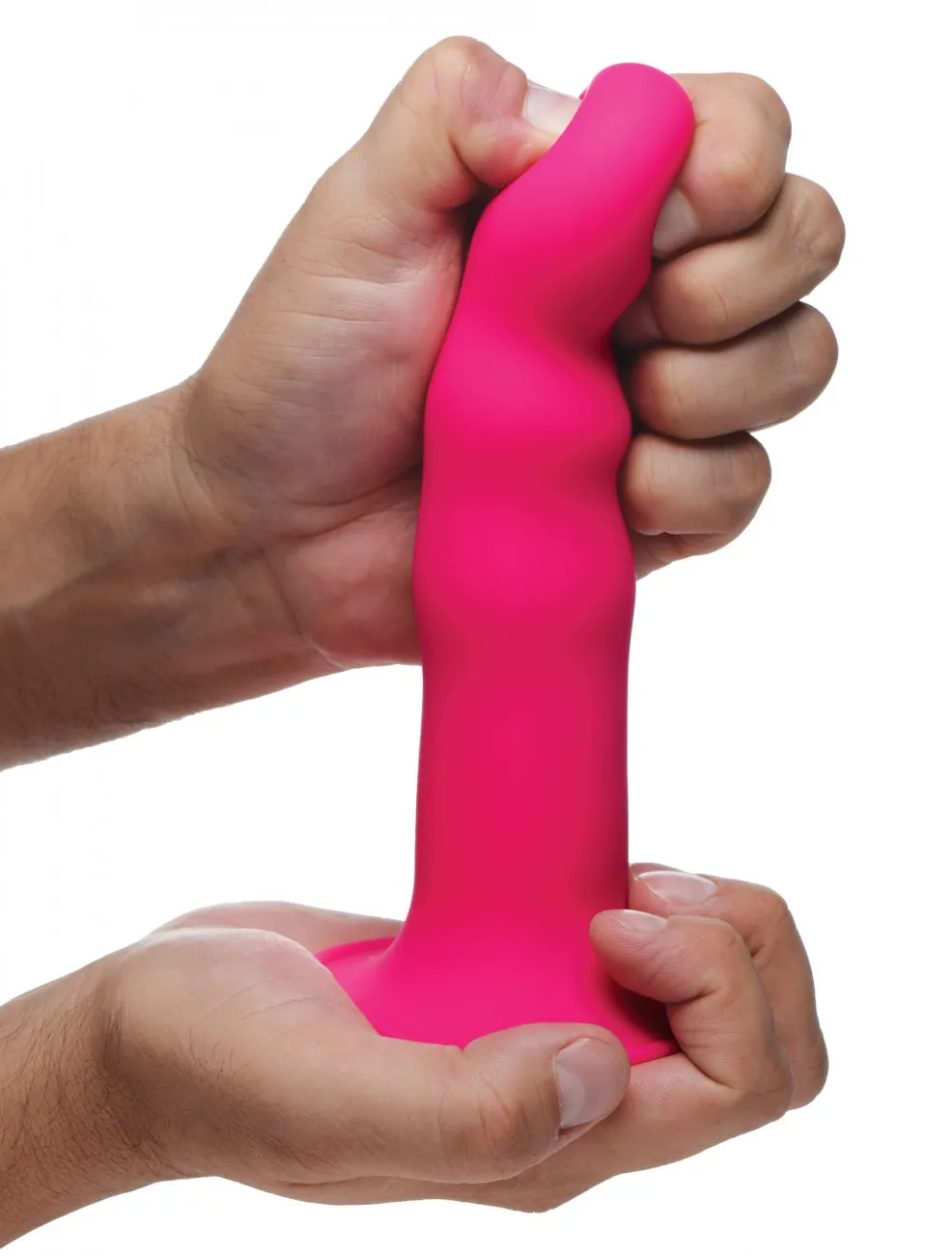 Squeezable Wavy Dildo