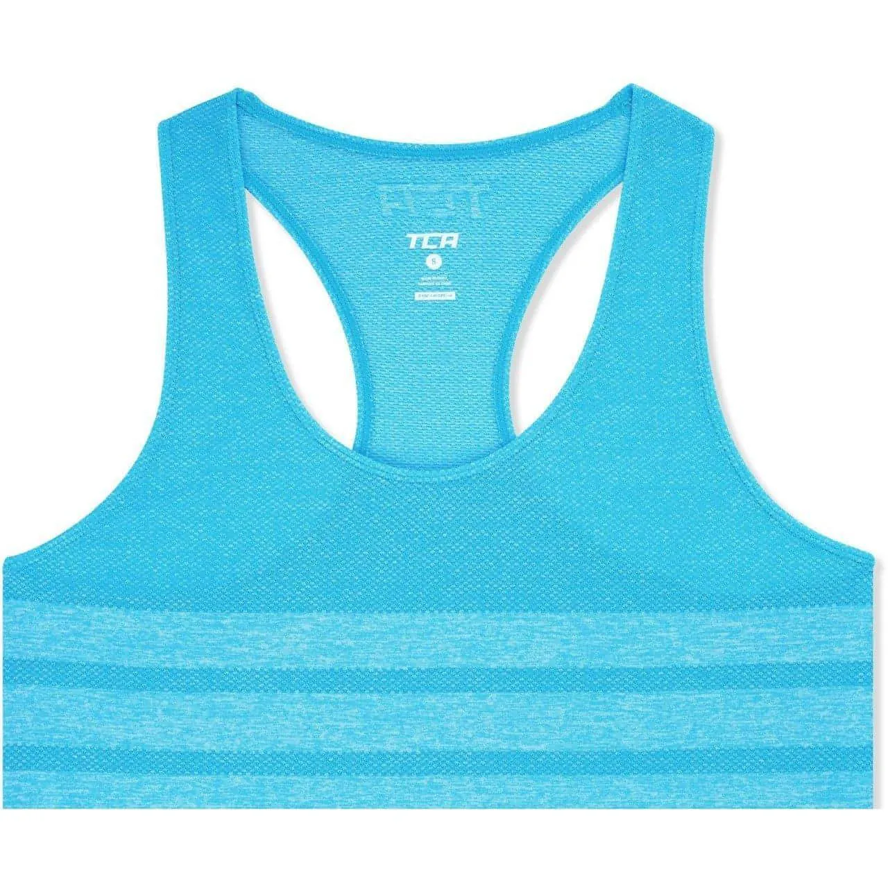 TCA QuickDry SuperKnit Womens Running Vest Tank Top - Blue