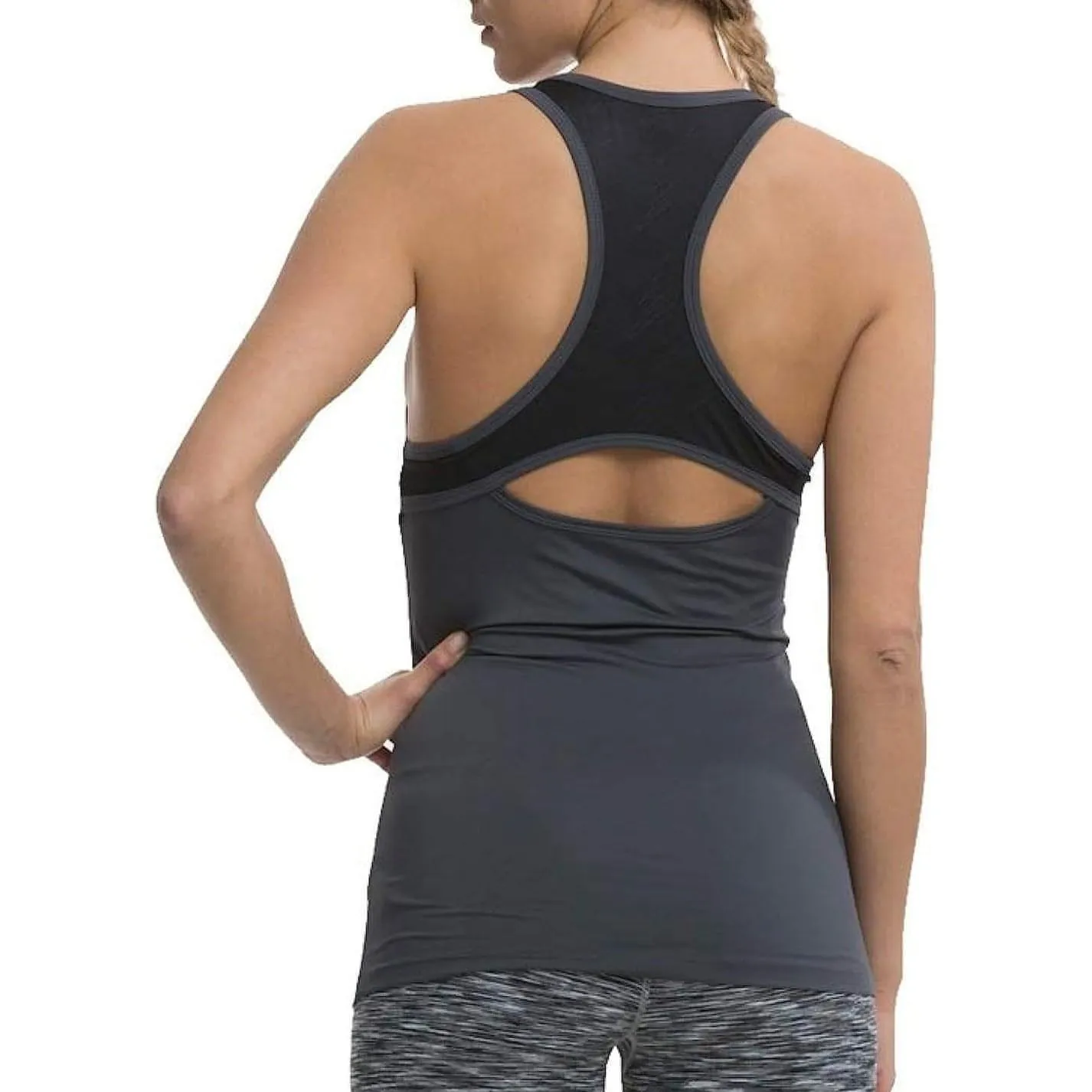 TCA Tech Racerback Womens Running Vest Tank Top - Grey