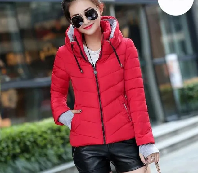 Women Warm Parkas Thicken Outerwear Jacket