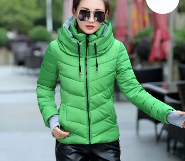 Women Warm Parkas Thicken Outerwear Jacket