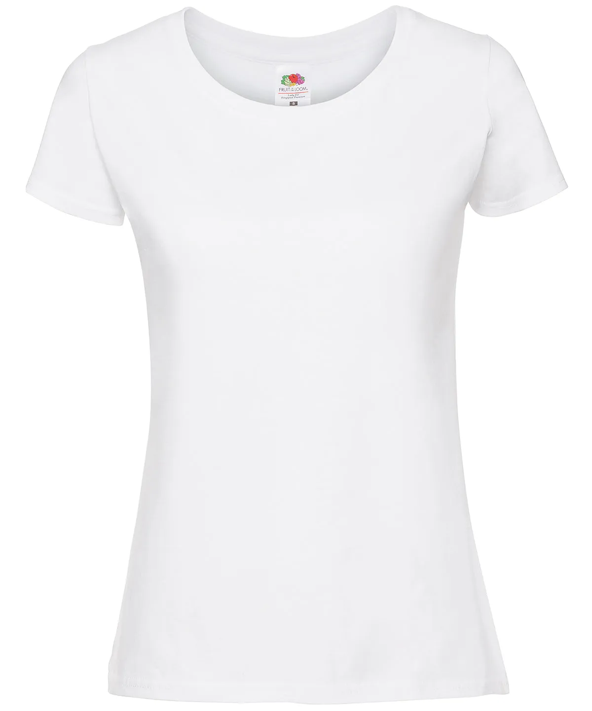 Womens Iconic 195 ringspun premium t-shirt | White